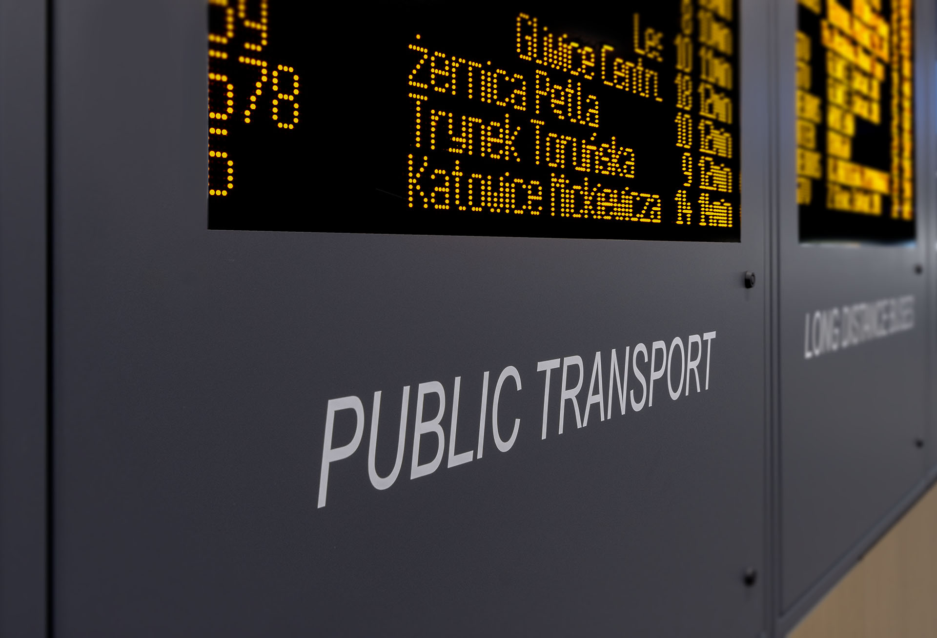 Tablica dynamicznej informacji pasażerskiej 3w1