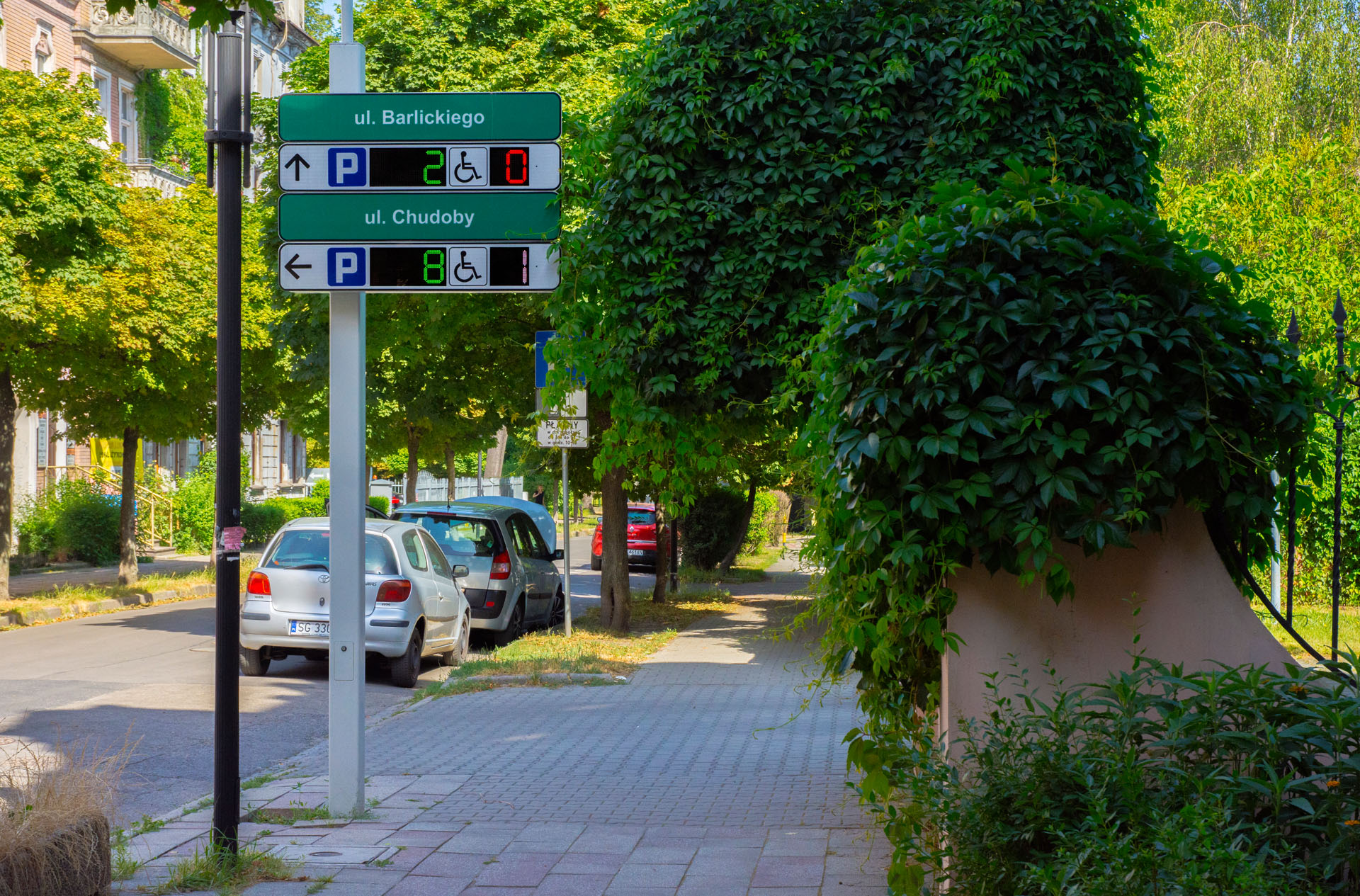 Śląskie miasta przyjazne kierowcom - wyświetlacze parkingowe w Gliwicach